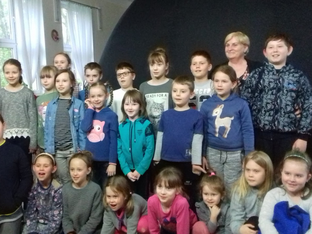 Chełmce: Mobilne Planetarium odwiedziło świetlicę [GALERIA]