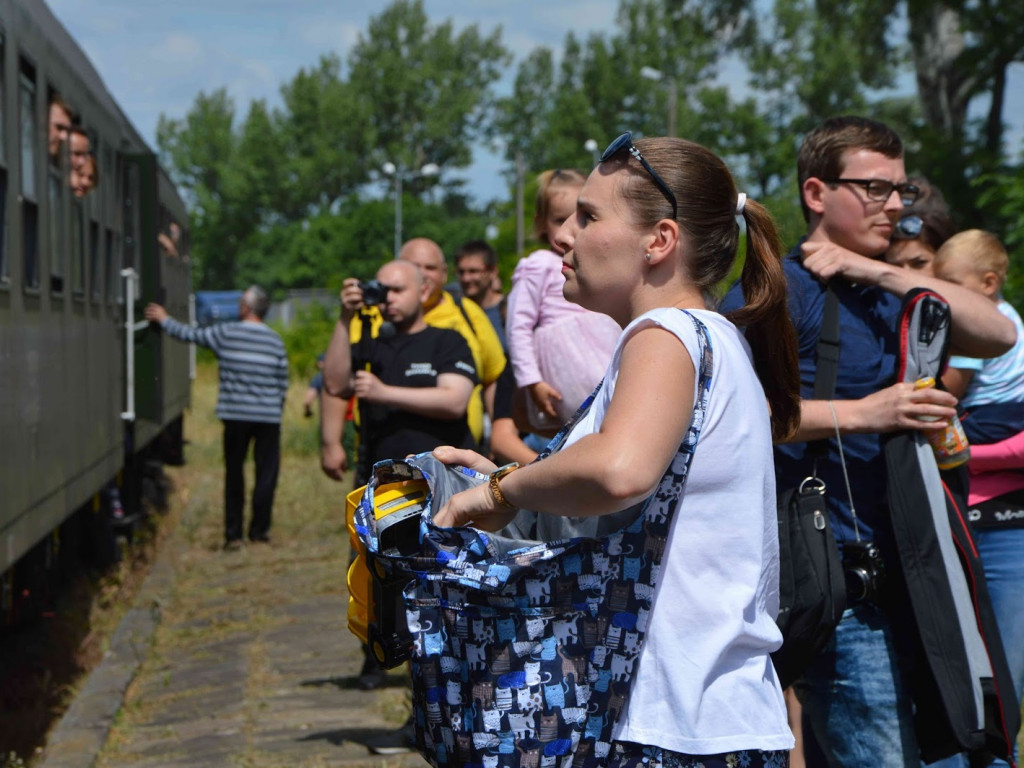 Dawny dworzec w Kruszwicy znów ożył. Do miasta przyjechał 
