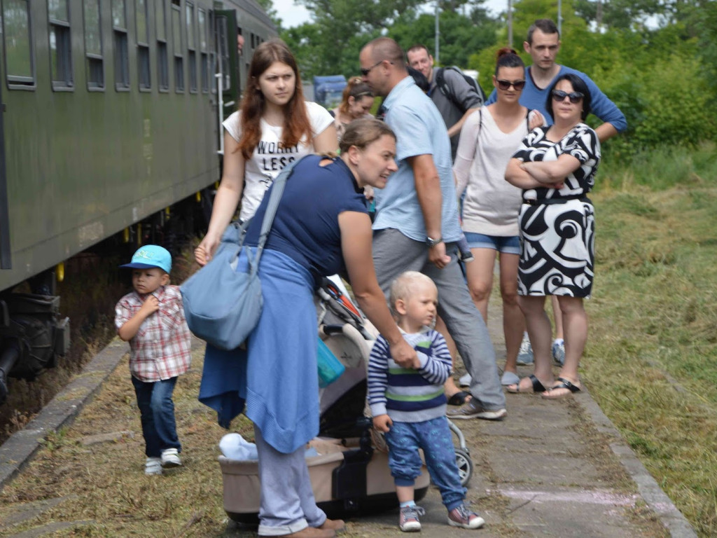 Dawny dworzec w Kruszwicy znów ożył. Do miasta przyjechał 