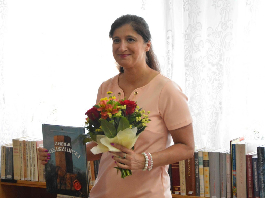Edyta Świętek w kruszwickiej bibliotece [FOTO]