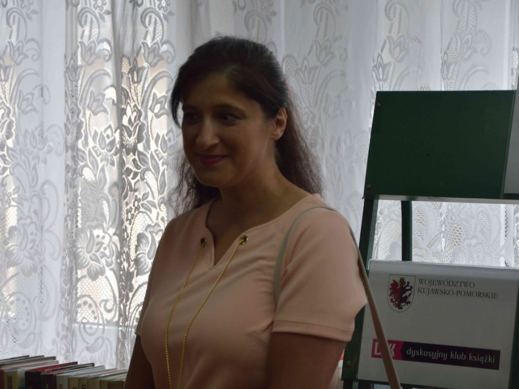 Edyta Świętek w kruszwickiej bibliotece [FOTO]
