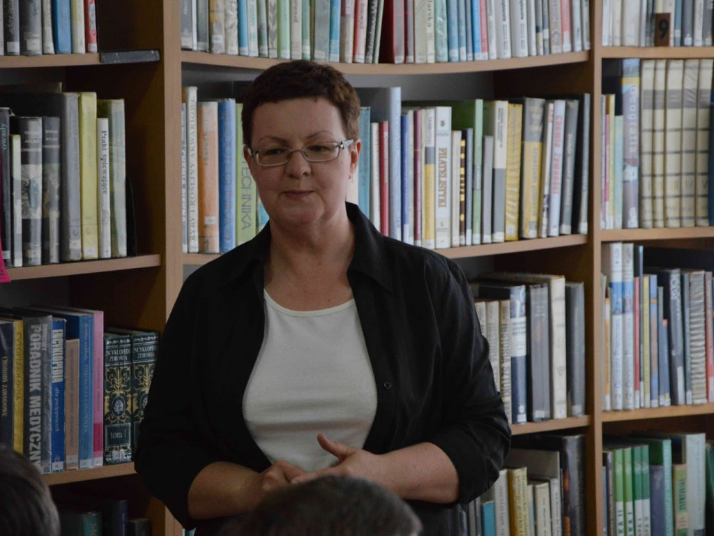 Edyta Świętek w kruszwickiej bibliotece [FOTO]