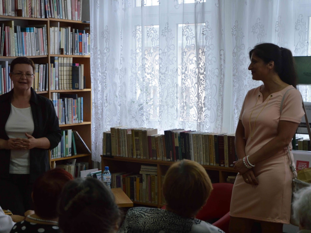 Edyta Świętek w kruszwickiej bibliotece [FOTO]