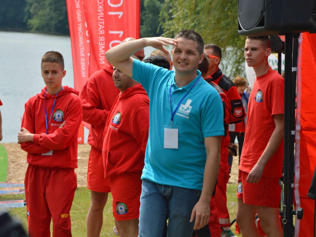 Aquathlon Kruszwica 2017: Zawodnicy pokonują liczący pięć kilometrów bieg! [FOTO]