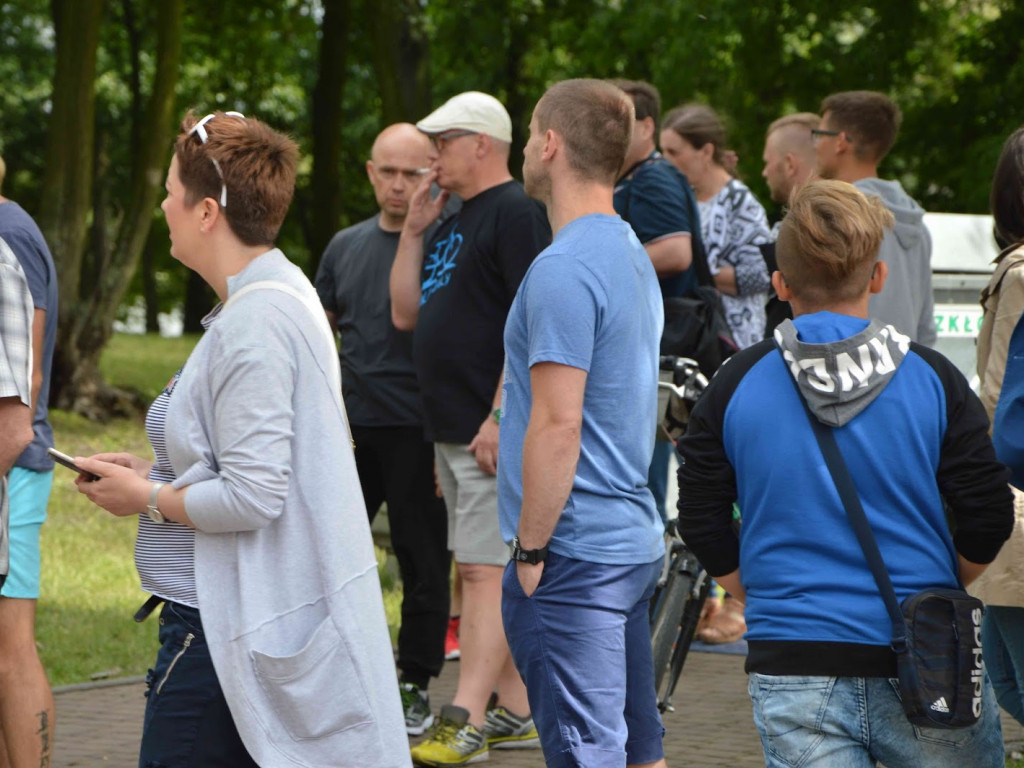 Aquathlon Kruszwica 2017: Zawodnicy pokonują liczący pięć kilometrów bieg! [FOTO]