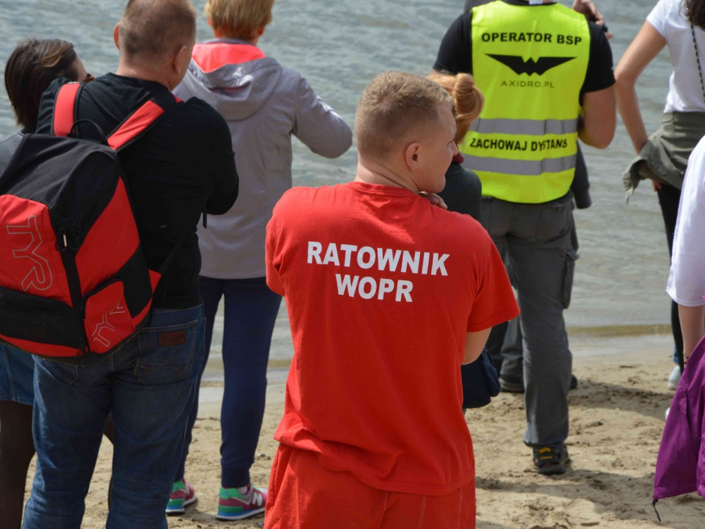 Aguathlon Kruszwica 2017: Zawodnicy rywalizują w wodzie [FOTO+VIDEO]
