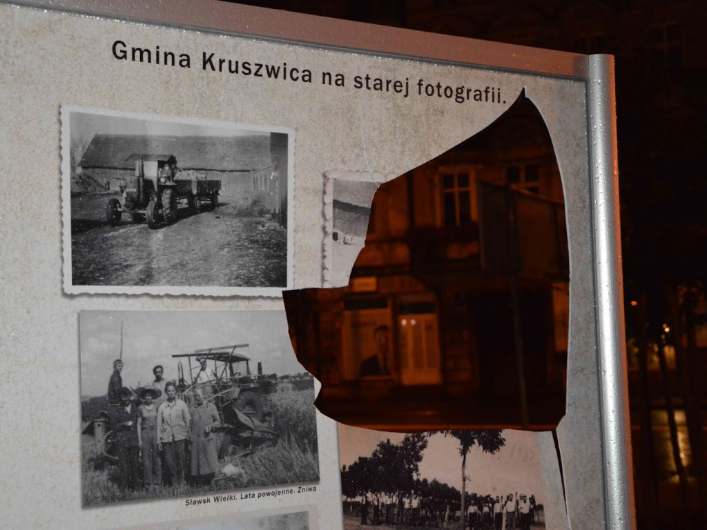 Skutki burzy: Część wystawy historycznej zniszczona [ZDJĘCIA]