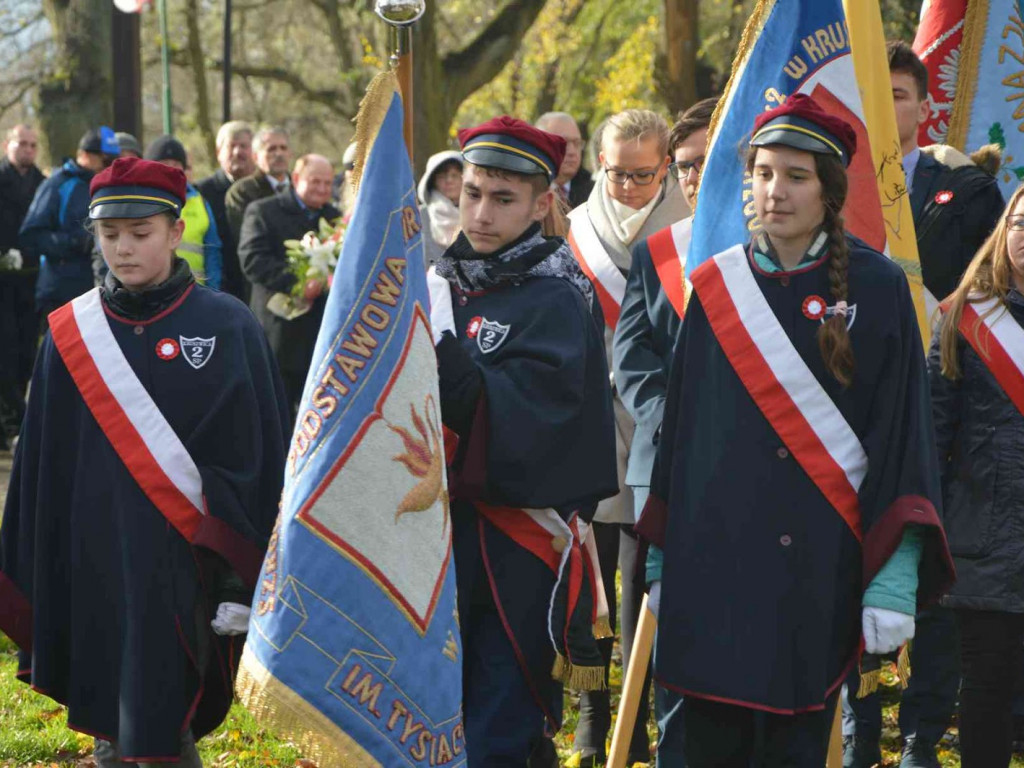 Kruszwiczanie na obchodach Święta Niepodległości. Naszą wolność zwróciło Powstanie Wielkopolskie