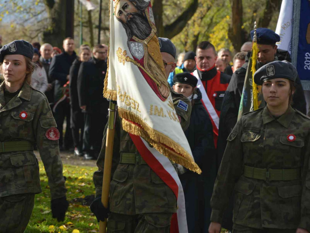 Kruszwiczanie na obchodach Święta Niepodległości. Naszą wolność zwróciło Powstanie Wielkopolskie