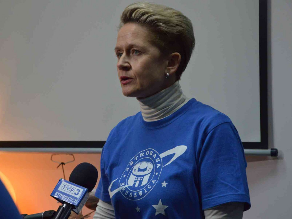 Grupa nauczycieli i popularyzatorów nauk ścisłych odwiedziła kruszwicką astrobazę [FOTO+VIDEO]