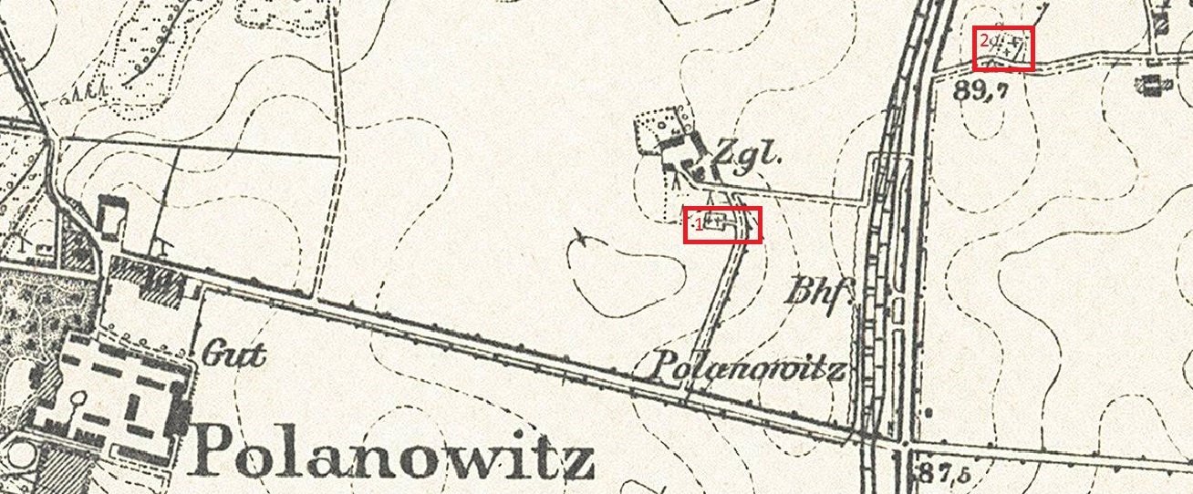 O (nieistniejącym) cmentarzu w lesie obok Polanowic