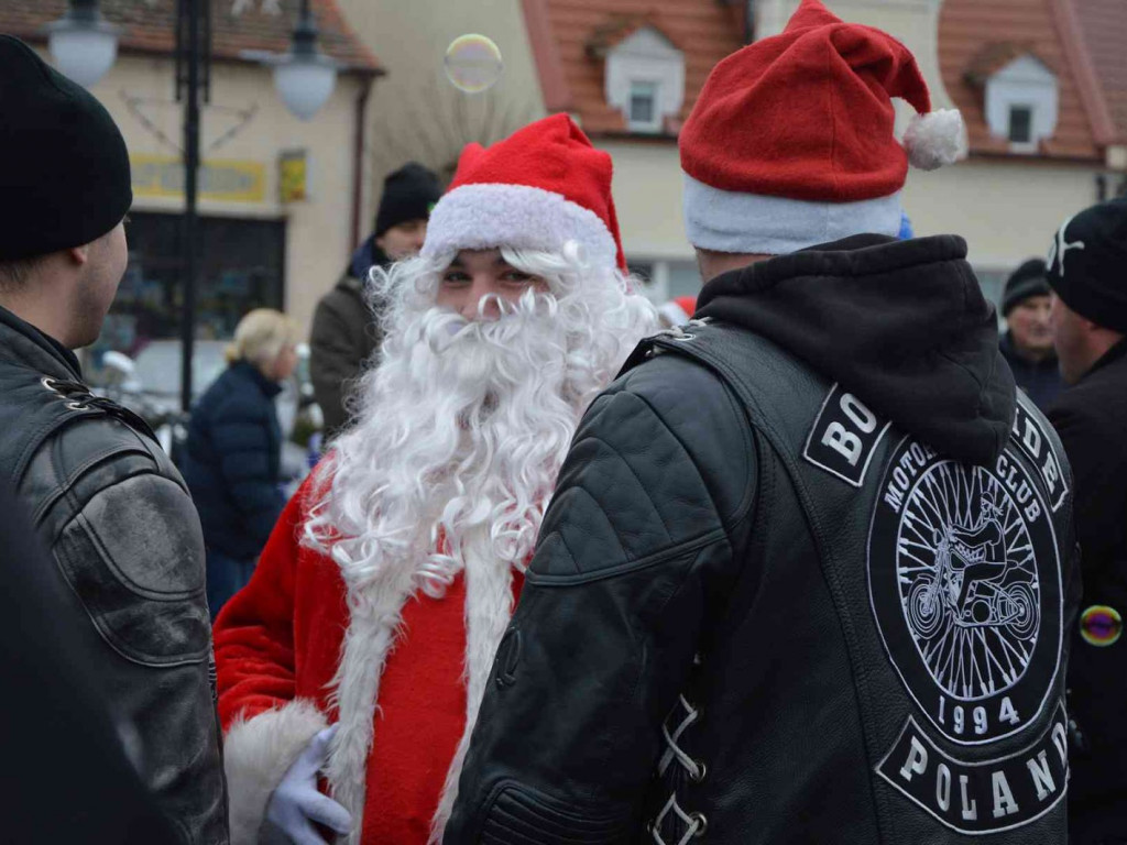 Motomikołaje na kruszwickim rynku. Zobacz blisko 200 zdjęć z wydarzenia [FOTO]