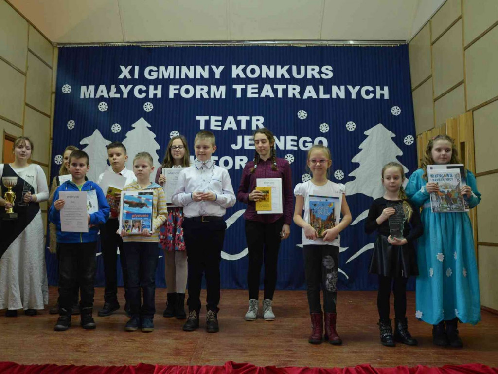 Za nami XI edycja Gminnego Konkursu Małych Form Teatralnych w Polanowicach [FOTO]