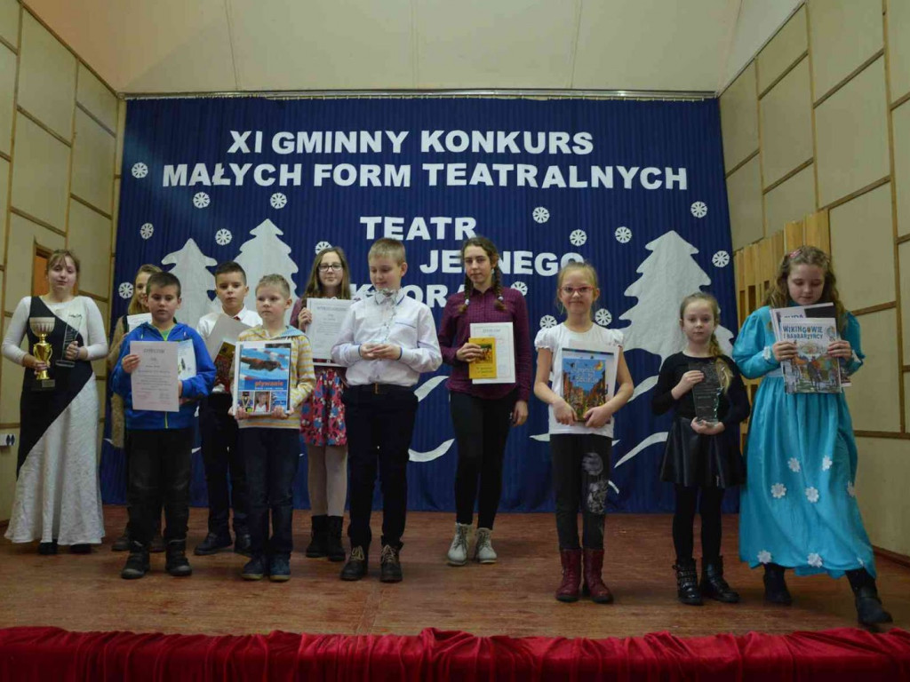 Za nami XI edycja Gminnego Konkursu Małych Form Teatralnych w Polanowicach [FOTO]