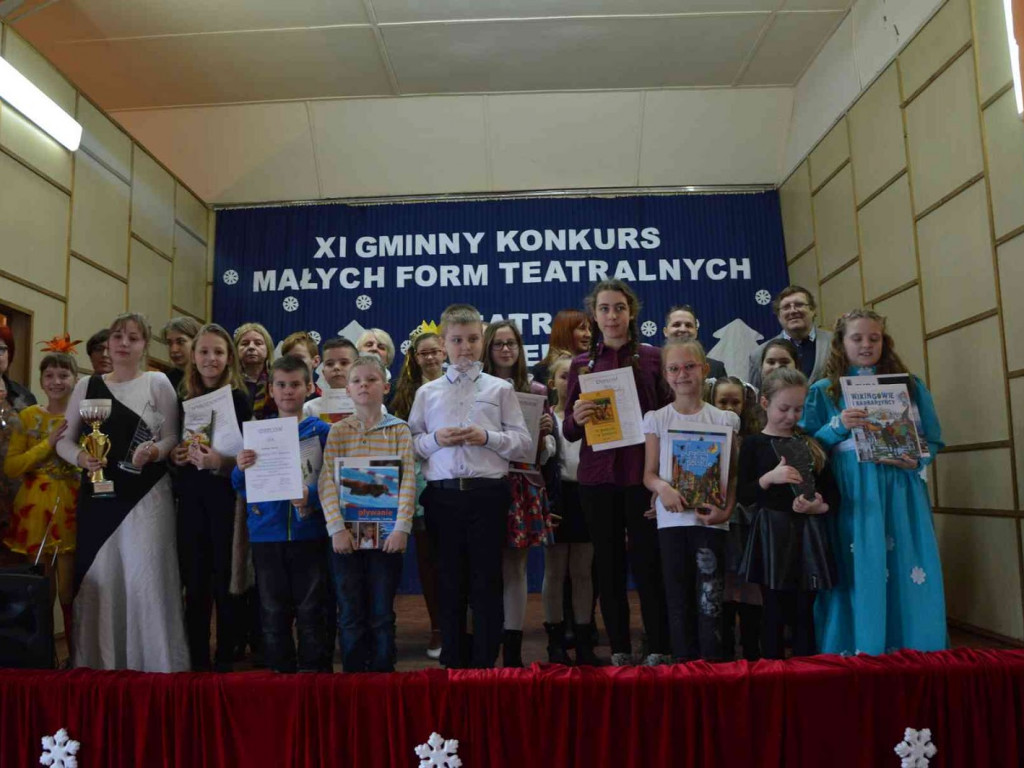 Za nami XI edycja Gminnego Konkursu Małych Form Teatralnych w Polanowicach [FOTO]