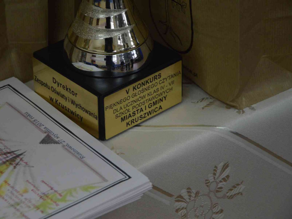 Rusinowo: Pięknie i głośno czytali podczas V edycji Gminnego Konkursu dla szkół podstawowych