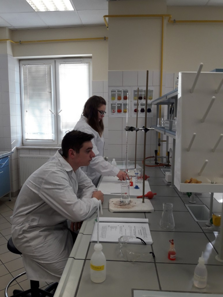 Uczniowie Zespołu Szkół Ogólnokształcących w Kruszwicy wzięli udział w zajęciach laboratoryjnych