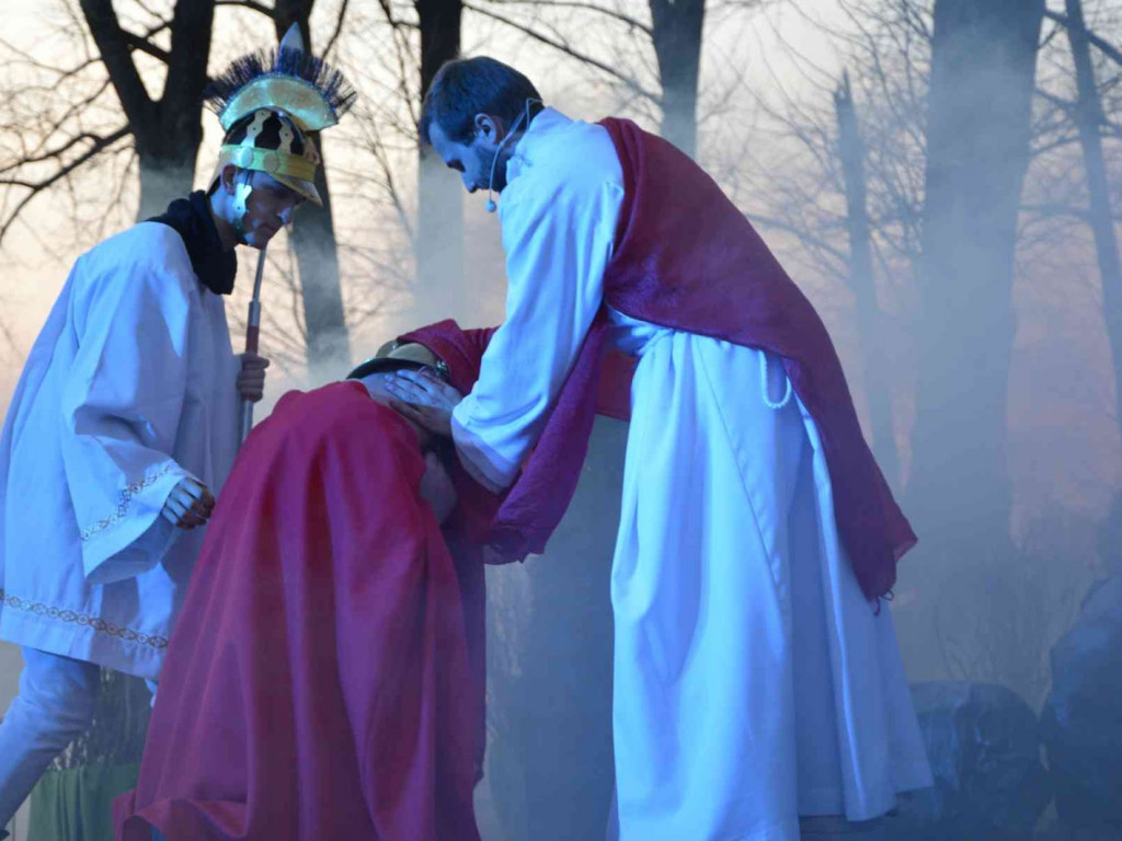 Kujawskie Misterium Męki Pańskiej. Ostatnia wieczerza i wydanie Jezusa [FOTO]