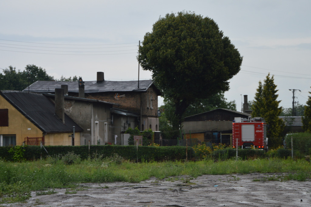 Ulewa nad Kruszwicą zdj. internautów