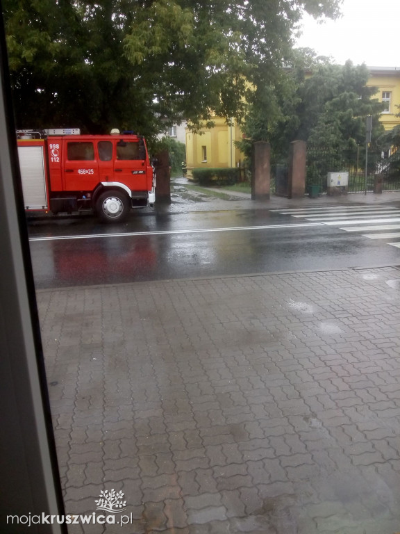 Ulewa nad Kruszwicą zdj. internautów