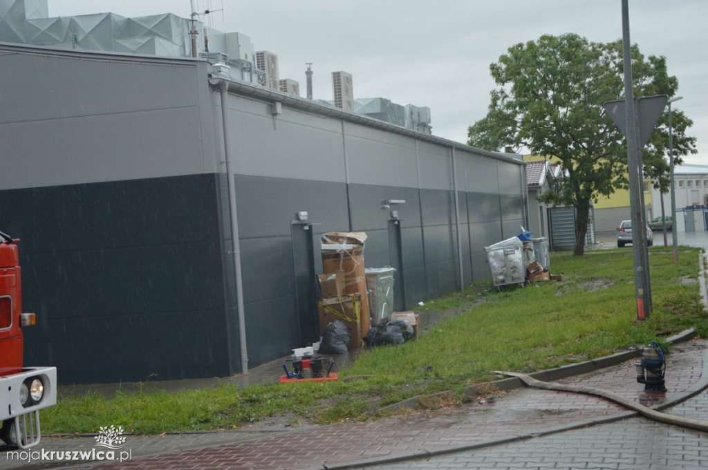 Ulewa nad Kruszwicą zdj. internautów