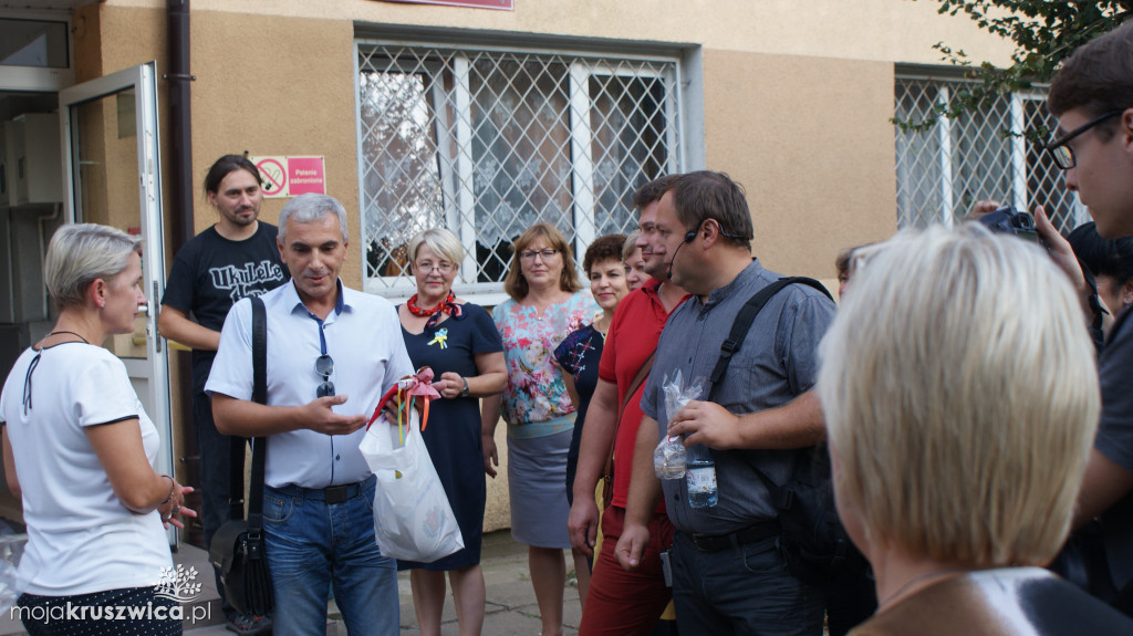 Ukraińska delegacja w Kruszwicy