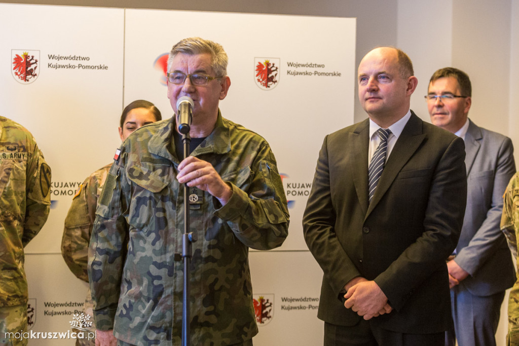 Żołnierze z Teksasu w województwie