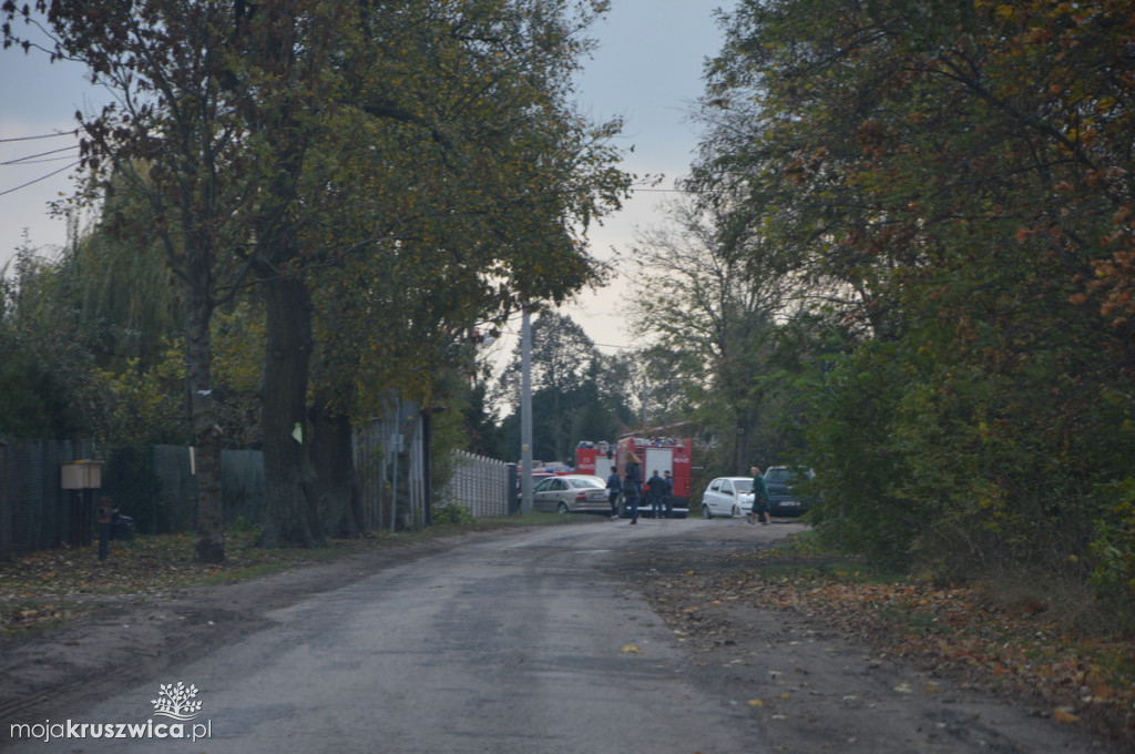 Pożar domu w Gocanówku