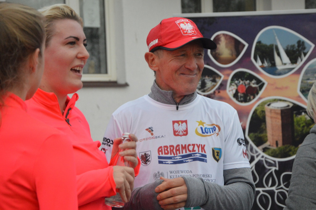 Ultramaratończyk w Kruszwicy