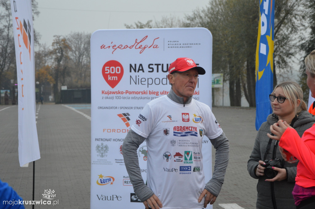 Ultramaratończyk w Kruszwicy