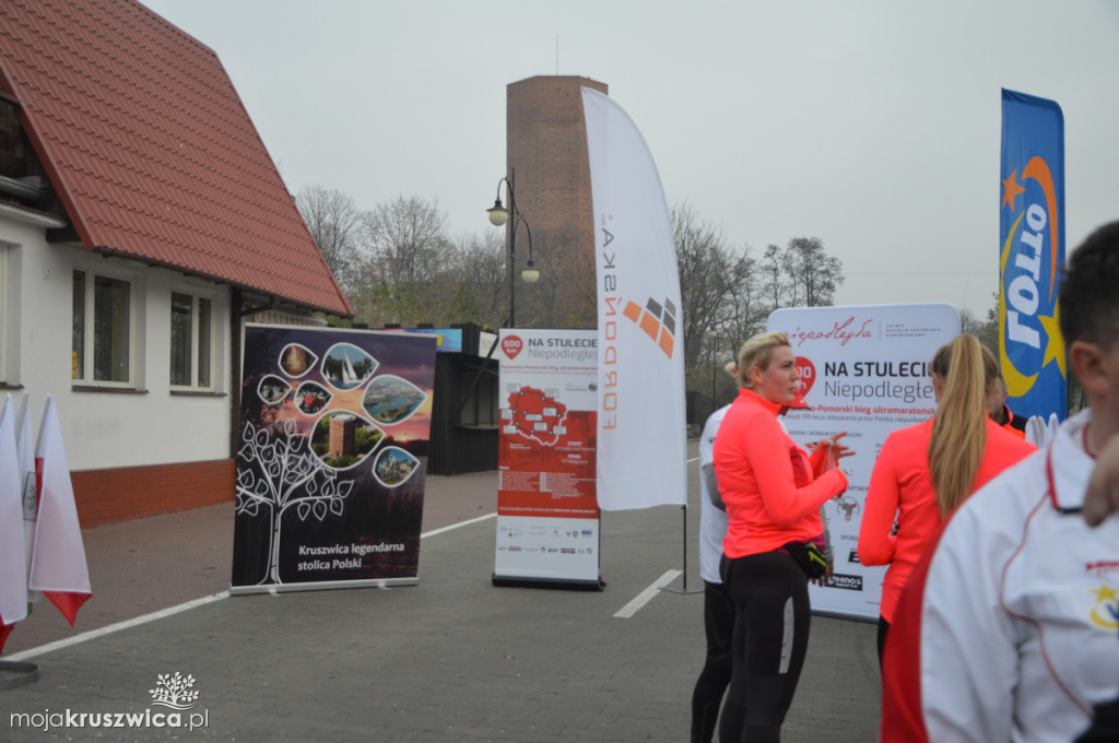 Ultramaratończyk w Kruszwicy