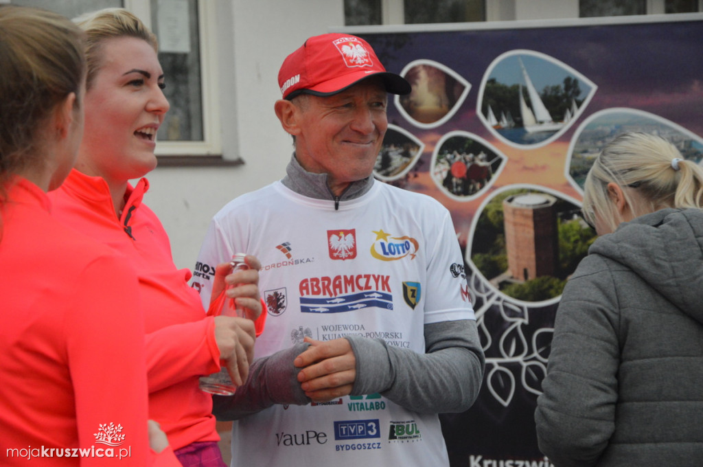 Ultramaratończyk w Kruszwicy