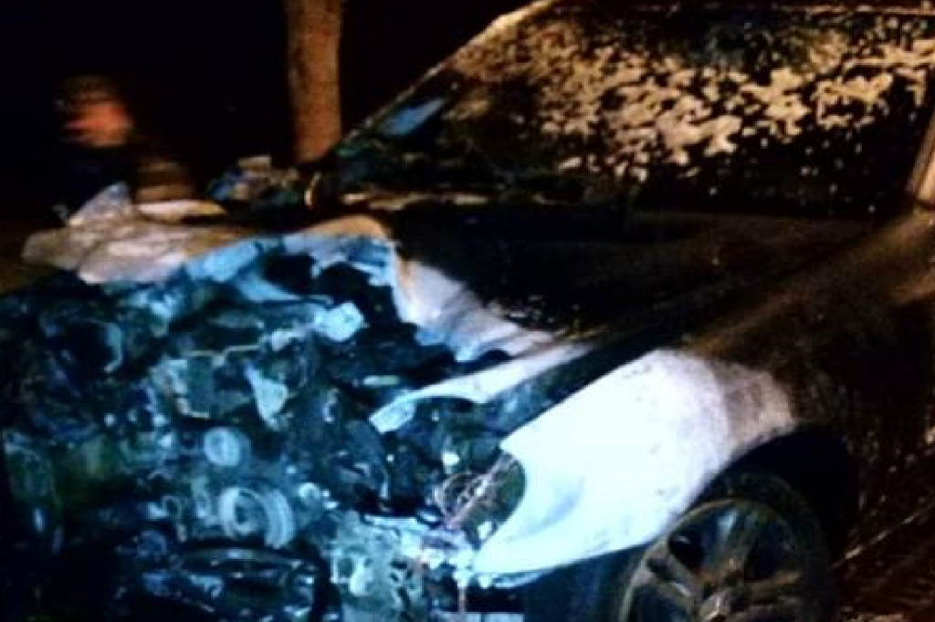W Rzepowie spłonęło auto