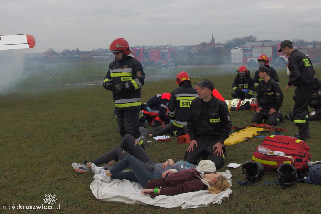 Awaryjne lądowanie samolotu w Inowrocławiu