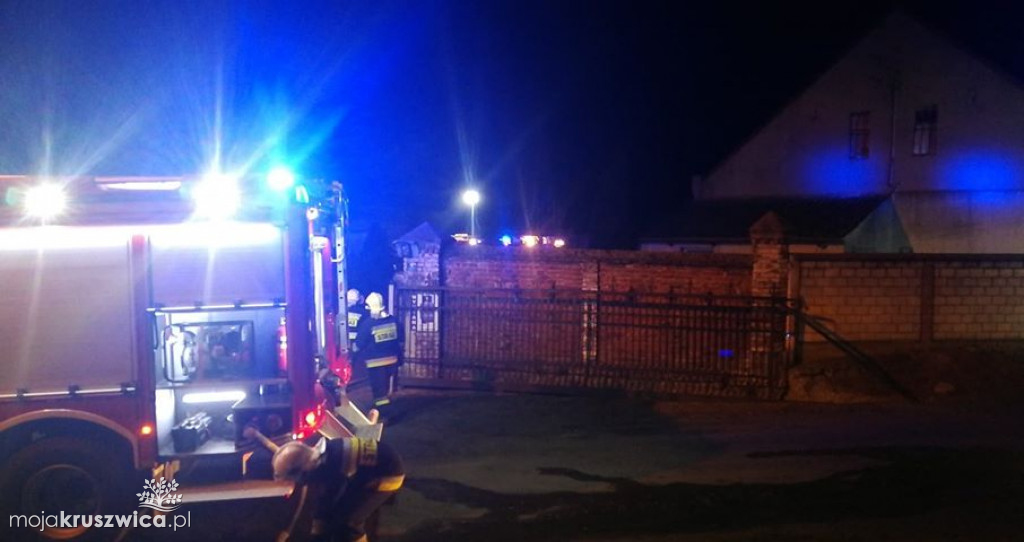Pożar budynku gospodarczego w Chełmiczkach