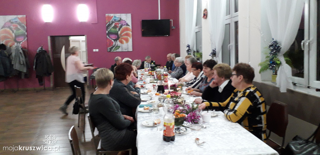 Seniorzy na wigilii