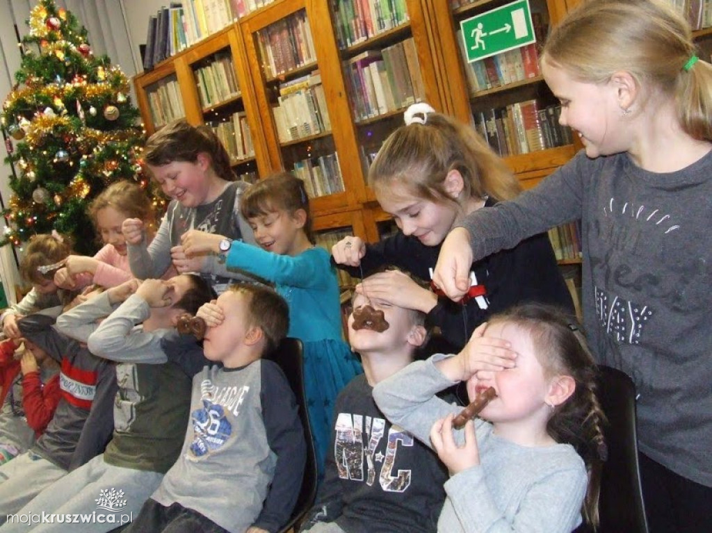 Mikołaj w kruszwickiej bibliotece