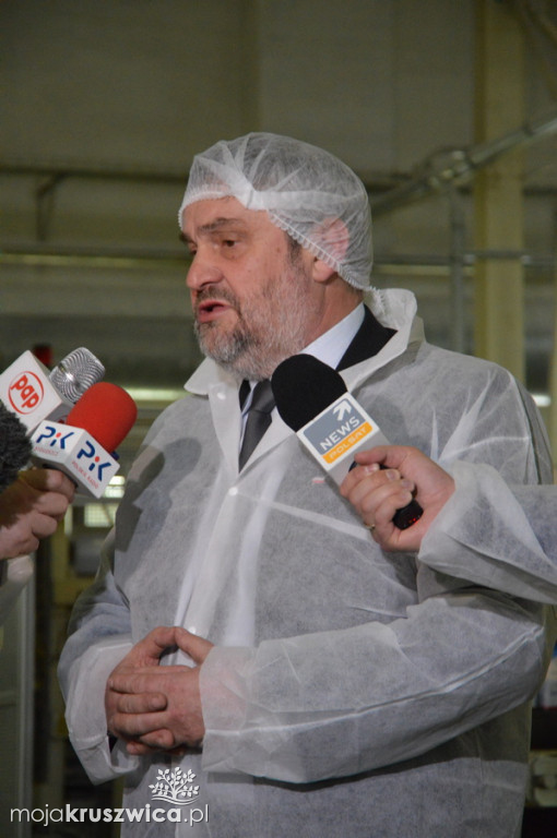 Minister Ardanowski z wizytą na Cukrowni Kruszwica