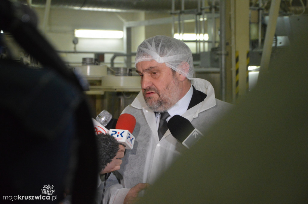 Minister Ardanowski z wizytą na Cukrowni Kruszwica