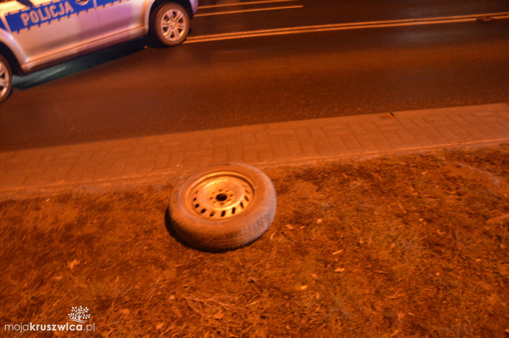 Wypadek samochodowy na ulicy Kościuszki