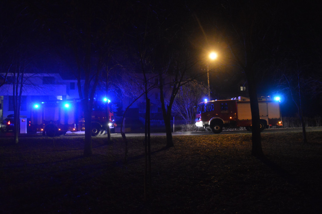 Pożar sadzy w kominie