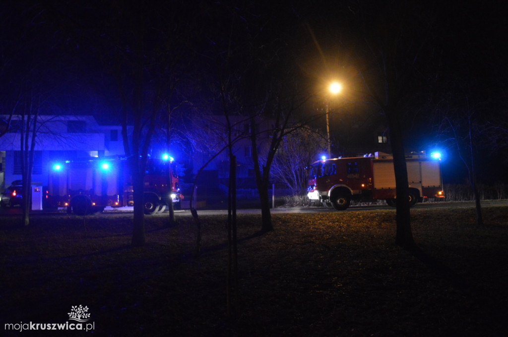 Pożar sadzy w kominie