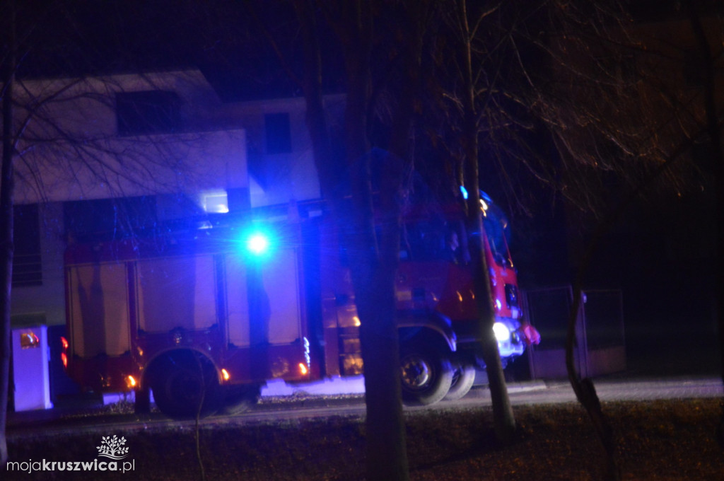 Pożar sadzy w kominie