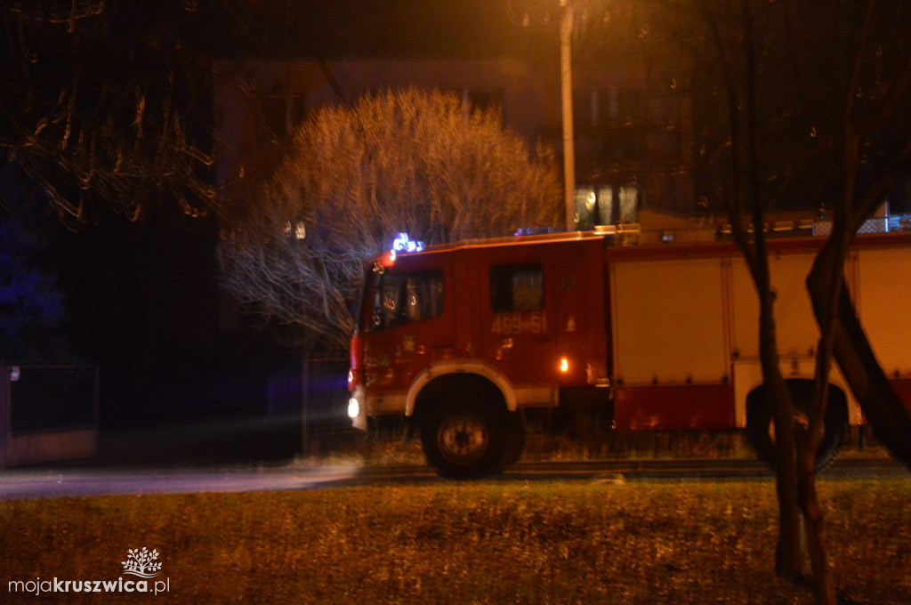 Pożar sadzy w kominie