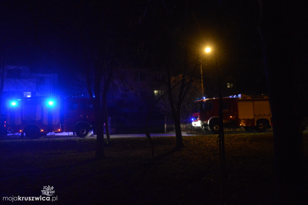 Pożar sadzy w kominie