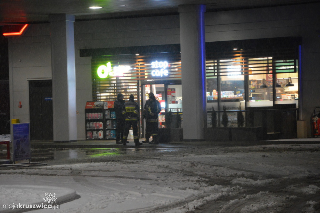 Alarm bombowy na stacji PKN Orlen w Kruszwicy