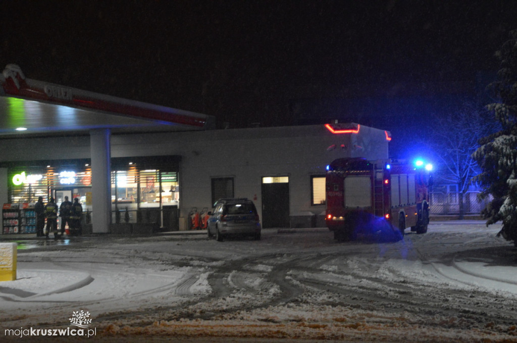 Alarm bombowy na stacji PKN Orlen w Kruszwicy