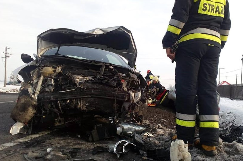 Groźny wypadek w Grodztwie