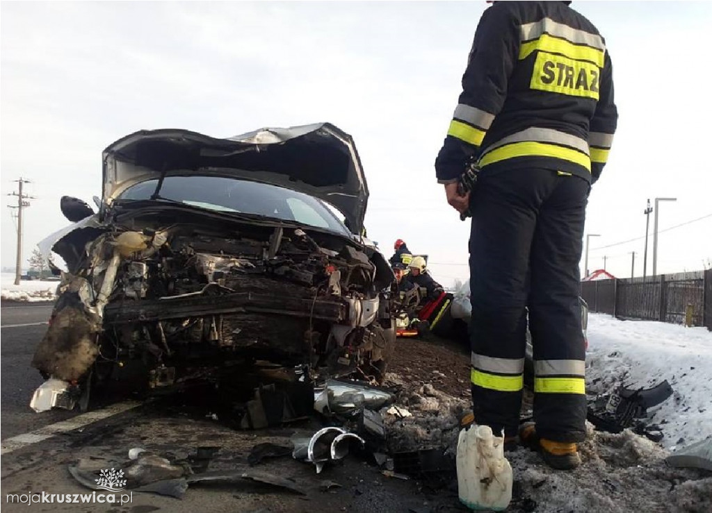 Groźny wypadek w Grodztwie