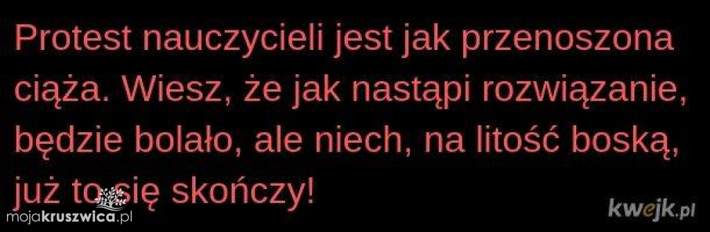 Strajk nauczycieli 2019 [MEMY]